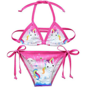 Maillot de bain licorne fille deux-pièces
