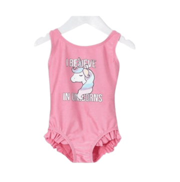Maillot de bain licorne froufrous