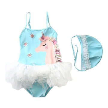 Maillot de bain licorne tutu