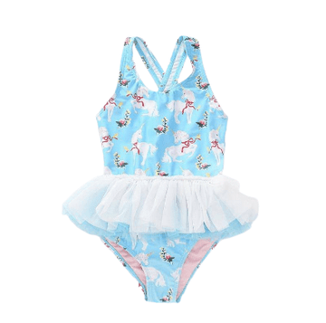 Maillot de bain tutu licorne
