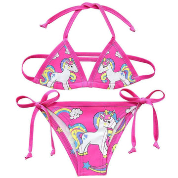 Maillot deux-pièces licorne