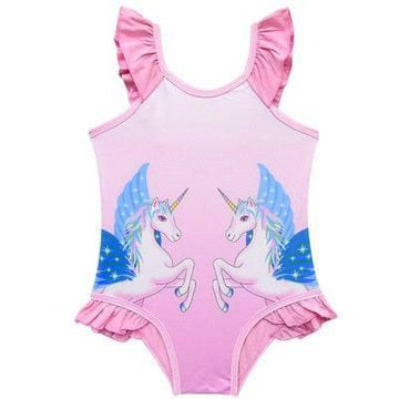 Maillot licorne à volants