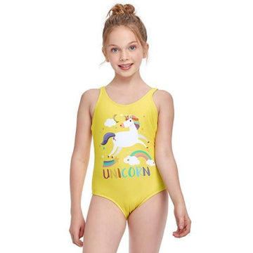 Maillot licorne une-pièce dos croisé