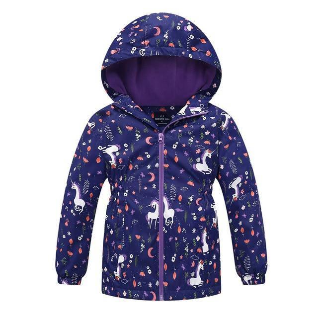Manteau Fille Licorne - Une Licorne