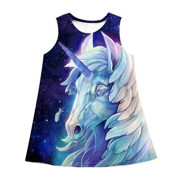 Mini Robe Licorne Fille