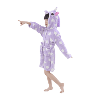 Peignoir de Bain Petite Fille Licorne