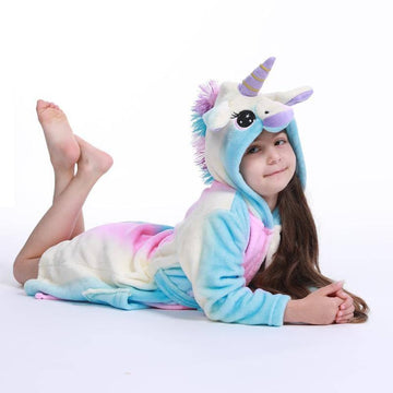 Peignoir Éponge Fille Licorne