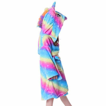 Peignoir Polaire Licorne Enfant