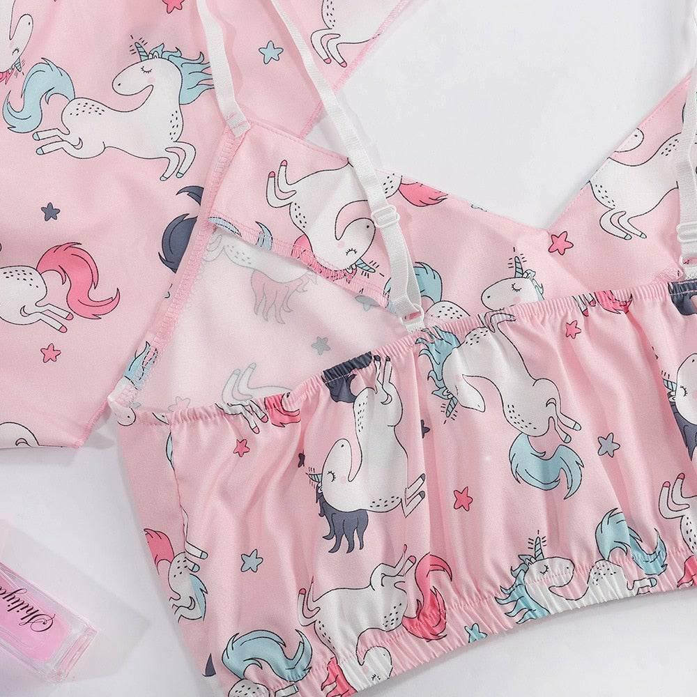 Pyjama Licorne Caraco Grande taille - Licorne