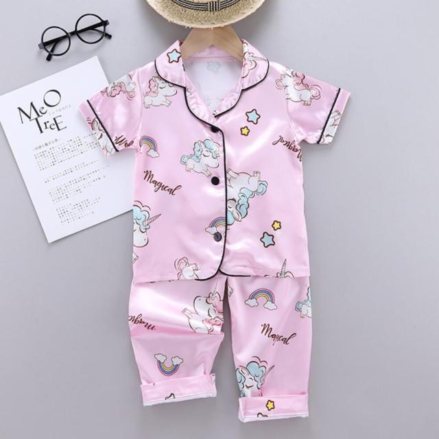 Pyjama Licorne Fille Chemisier - Licorne