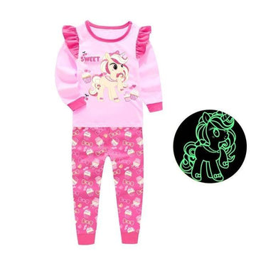 Pyjama licorne lumineuse fille