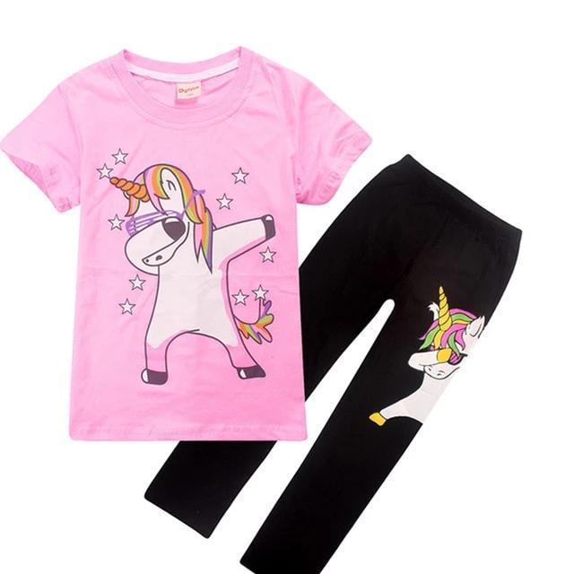 Pyjama Licorne qui Dab <br> Enfant - Une Licorne