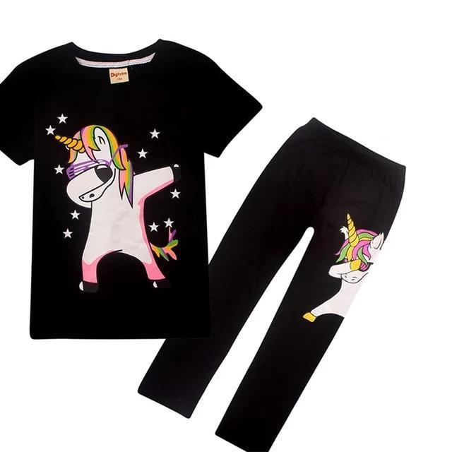 Pyjama Licorne qui Dab <br> Enfant - Une Licorne