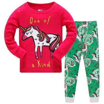 Pyjama Licorne Rouge