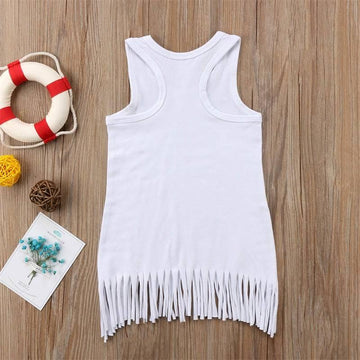 Robe A Franges Licorne Pour Fille