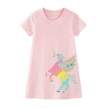 Robe Classique Licorne Enfant
