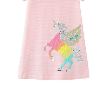 Robe Classique Licorne Enfant