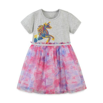 Robe Licorne à Paillettes