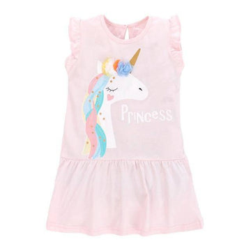 Robe Licorne Aux Emmanchures Volantées