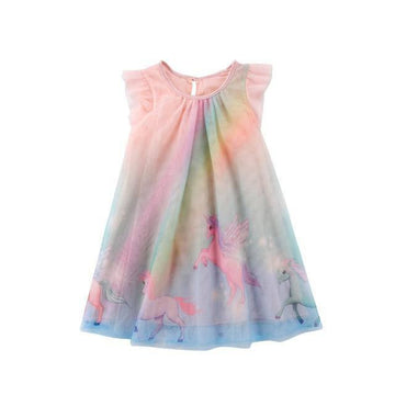 Robe Licorne Couleurs Arc-en-ciel