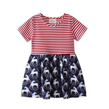 Robe Licorne Deux Tons Fille