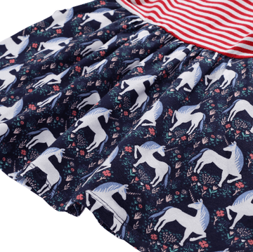 Robe Licorne Deux Tons Fille