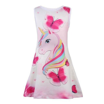 Robe Licorne Motifs Papillons