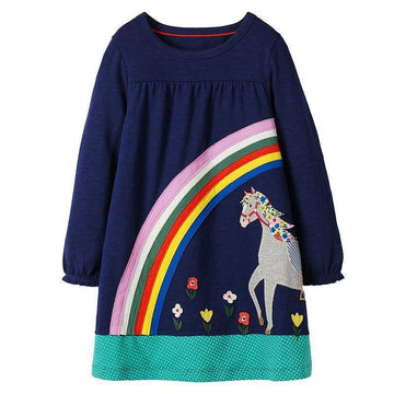 Robe Licorne Manches Ballon