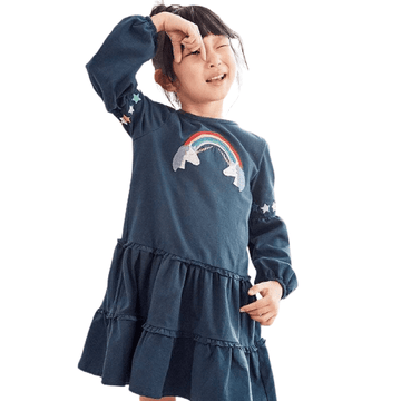 Robe Licorne Manches Bouffantes