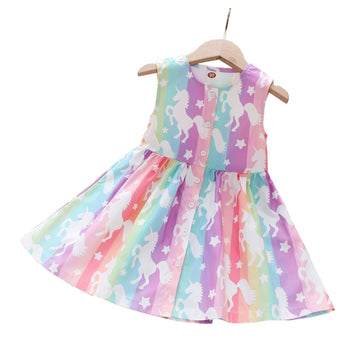 Robe Licorne Multicolore