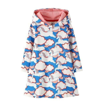 Robe Licorne Polaire à Capuche