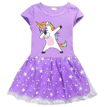 Robe Licorne Qui Dab Fille