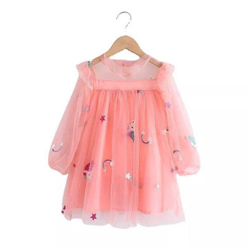 Robe Licorne Voilage