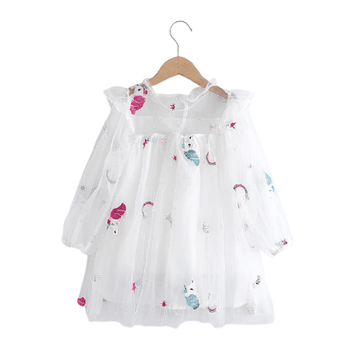 Robe Licorne Voilage