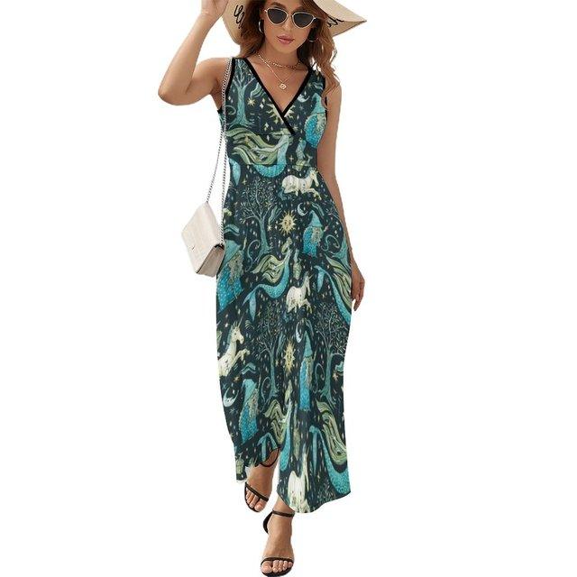 Robe Maxi Licorne Femme - Licorne