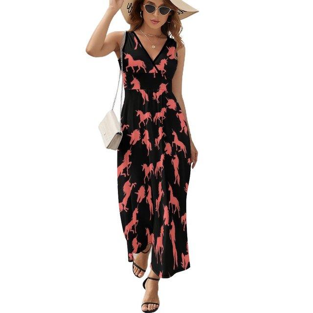 Robe Maxi Licorne Femme - Licorne