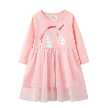 Robe Motif Licorne Brillante