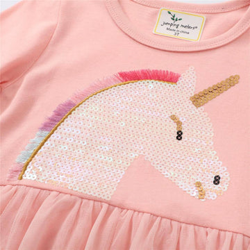 Robe Motif Licorne Brillante