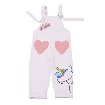 Salopette Licorne Fille