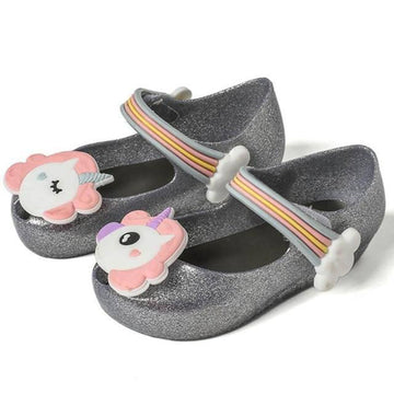 Sandales licorne brillantes