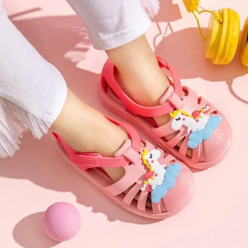 Sandales licorne plage enfant