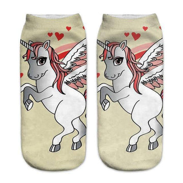 Socquettes Licorne Amoureuse