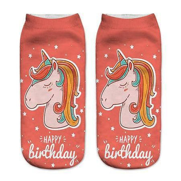 Socquettes Licorne Anniversaire