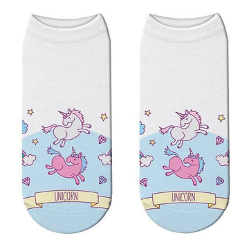 Socquettes Licorne Unicorn