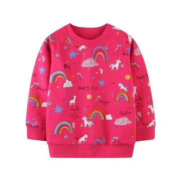 Sweat Fille Licorne