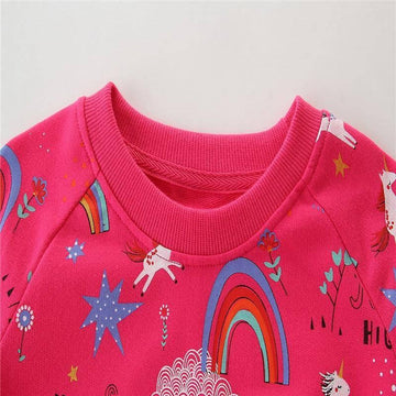 Sweat Fille Licorne