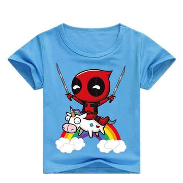 T-shirt Deadpool Licorne Enfant