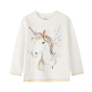 T-shirt Licorne avec Dorures
