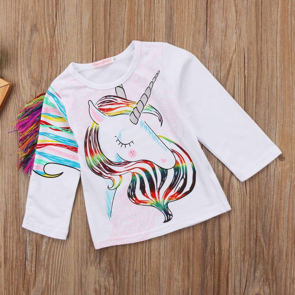 T-shirt Licorne avec Franges - Une Licorne