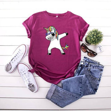 T-shirt Licorne Dab Femme
